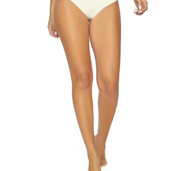 PilyQ PQ Swim bikini bottom. Ivory. Size L. NWT. - Picture 2 of 5
